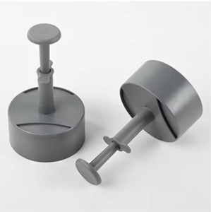 YS YS-HB001 Alat Pembuat Hamburger Plastik ABS Ramah Lingkungan Aman Tahan Lama Bebas BPA, Dapat Diatur Tingginya, untuk Kertas Minyak, BBQ, Daging, Unggas - Product Image 4