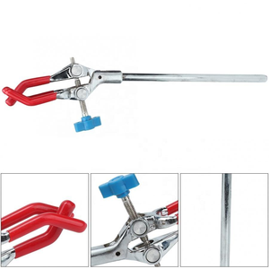 Support <span class=keywords><strong>de</strong></span> bécher multifonction à trois doigts en acier inoxydable pour utilisation en laboratoire - Product Image 5