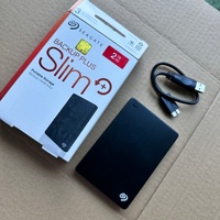 Disque dur externe portable Backup Plus Slim 1 To 2,5 pouces USB 3.0 pour PC et Mac, sauvegarde de données