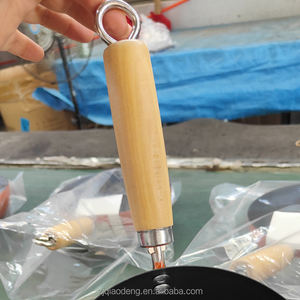 <span class=keywords><strong>En</strong></span> una pérdida, ollas chinas antiadherentes para cocinar, utensilios de cocina, <span class=keywords><strong>Wok</strong></span> antiadherente con mango de madera - Product Image 5