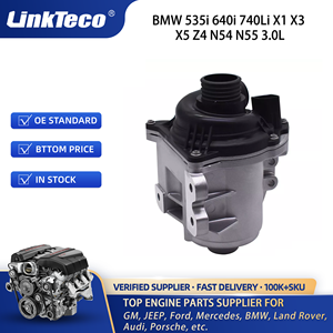 Pompe à eau moteur électrique Linkteco avec Thermostat pour BMW 535i 640i <span class=keywords><strong>740Li</strong></span> X1 X3 X5 Z4 N54 N55 3.0L 2007-2016 11206043003 - Product Image 5