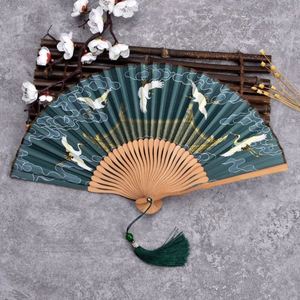 Hand Fan with Bamboo Handle Custom Printed Large Folding <b>Gift</b> Business Folk Customize Customizable Art Fan - Product Image 3
