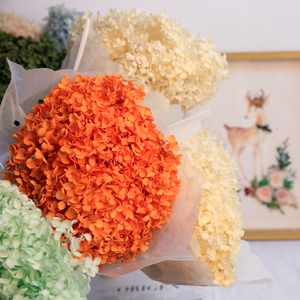 Nuevo arreglo de decoración del hogar de boda, ramo seco, flor estabilizadora de eternidad con ramas, flores de Hortensia preservadas - Product Image 6