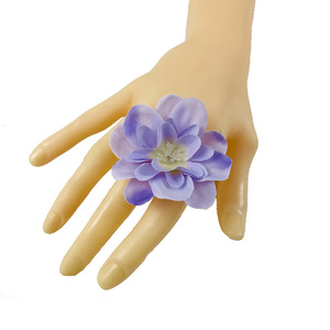 Flor Artificial de Delphinium de 6 cm de Diámetro, Espino de Pavo Real para Decoración de Bodas, Arreglos Florales para el Cabello y la Ropa - Product Image 1