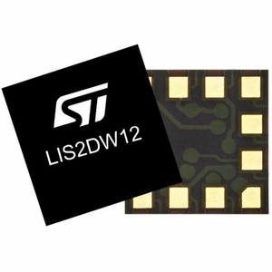LIS2DW12TR ชิ้นส่วนอิเล็กทรอนิกส์ใหม่และของแท้ เซ็นเซอร์ตรวจจับความเคลื่อนไหว เครื่องวัดความเร่ง - Product Image 1