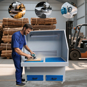 Bánh xe khô bàn làm việc chà nhám hút chân không đánh bóng Mài downdraft bảng cho đá Granite gỗ thấy bụi - Product Image 3