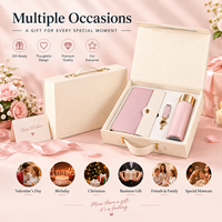 Coffret Cadeau Luxe Premium pour Femme – Carnet, Gobelet et Sac de Transport Personnalisables avec Logo – Cadeau d'Entreprise pour la Rentrée Scolaire et Noël