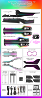 Kit de modification d'éclairage intérieur LED dynamique et coloré pour Toyota Highlander 2026 - Amélioration du panneau de garniture intérieure