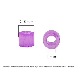 Lot de 10g de perles cylindriques en verre antique œil de chat de haute qualité de 2,5 mm pour la fabrication artisanale de bracelets et colliers DIY - Product Image 5