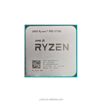 AMD untuk 7 Pro 5750G Soket AM4 CPU Server 8-Core 16MB L3 Cache Dukungan DDR4