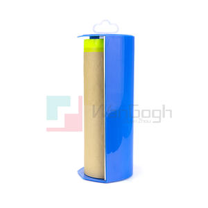 Rollo de papel de enmascarar de precinta acrílica con dispensador utilizado para cubrir y proteger superficies durante tareas de pintura - Product Image 2