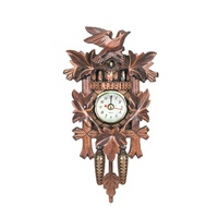 Jam Dinding Cuckoo Pendulum Antik Buatan Tangan Kayu Gerakan Kuarsa Baru 2022