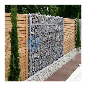 Dinding <span class=keywords><strong>Gabion</strong></span> kustomisasi pabrik untuk dinding batu privasi penahan pemandangan keras - Product Image 5