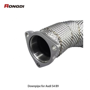 ท่อไอเสียแบบมีแคทพร้อมแผ่นกันความร้อนสำหรับ Audi S4 B9 3.0T ผลิตจากสแตนเลส 304 เพิ่มประสิทธิภาพการระบายไอเสีย - Product Image 6
