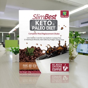Mince <span class=keywords><strong>Meilleur</strong></span> Keto Super Vert À Base <span class=keywords><strong>De</strong></span> Plantes Végétalien Café Instantané Sucre Crème Repas Remplacement <span class=keywords><strong>Shake</strong></span> pour Paleo Keto Detox Régimes Amer - Product Image 3