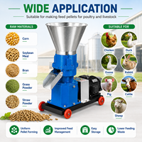 Machine à granulés d'aliments pour animaux, électrique, compacte et conviviale, pour usage domestique et l'élevage de volailles et lapins dans la cour.