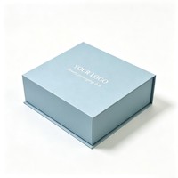 Boîte cadeau magnétique rouge pliable de luxe en carton rigide avec fermeture aimantée solide, boîte en carton recyclable