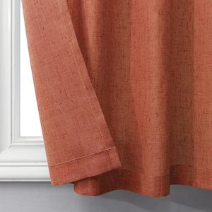 Terracotta Boho nhà bếp rèm cửa sổ ngắn bán Sheer giả vải Lanh dệt rèm cửa nhỏ cho phòng tắm vòi sen phòng ngủ quán cà phê - Product Image 5