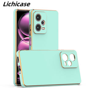 Lichicase เคสป้องกันรอยขีดข่วน6D โครเมียมชุบด้วยไฟฟ้าสำหรับ <span class=keywords><strong>VIVO</strong></span> V27 V27 Pro S16 V25 V25E Y35ฝาหลัง TPU แบบนิ่ม - Product Image 2