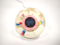 Boîte à pilules hebdomadaire portable en plastique ABS blanc, grande capacité, pour 7 jours, efficace pour les voyages et l'utilisation en extérieur, organisateur de médicaments, gestion quotidienne P01W