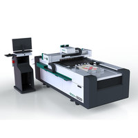 Cnc digital de alimentación automática, cuchillo oscilante completamente automático, corte de película ppf, decoración de pared, cortador plano, 1070