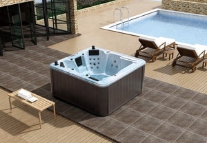 <span class=keywords><strong>Jacuzzi</strong></span> pour 5 personnes, Spa d'extérieur fabriqué en chine, avec système de balbon et échelle - Product Image 4