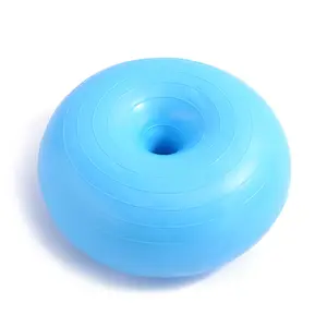 Hot Selling hochwertige Fitness Fitness Balance Workout Übung aufblasbare Anti-Burst PVC Donuts Yoga-Ball