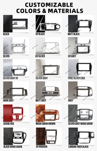 กรอบวิทยุติดรถยนต์ระบบแอนดรอยด์สำหรับรถยนต์นิสสัน NV200 มาร์ช มิครา เทอร์ร่า กรอบจอภาพในรถยนต์ กรอบวิทยุติดรถยนต์ กรอบหน้าจอรถยนต์ - Product Image 5