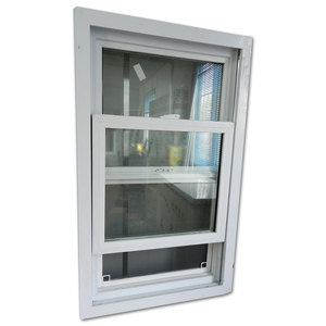 Prix d'usine bon marché Fenêtre personnalisée Fenêtre à guillotine double/simple Fenêtre en <span class=keywords><strong>PVC</strong></span> - Product Image 4