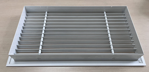 Chất lượng cao nhà máy Giá nhôm tuyến tính thanh lưới tản nhiệt không khí cung cấp Trần khuếch tán cho khách sạn, bệnh viện, trung tâm mua sắm - Product Image 5