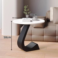 Table basse ronde multifonctionnelle de style minimaliste moderne pour la maison