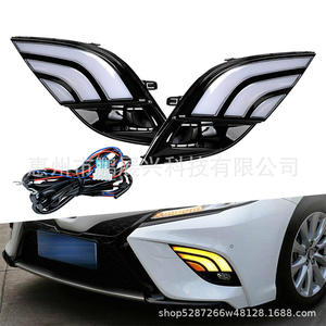 Encadrements de feux antibrouillard LED Toyota Camry XSE 415 mm Noir ABS pour pare-chocs avant 2018-2020 - Product Image 5