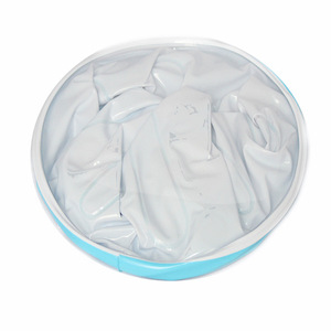 Inflatable Ice <b>Bucket</b> Portable <b>Folding</b> PVC Beach Toy For Kids With Handle And Sea Animal Print - Product Image 4