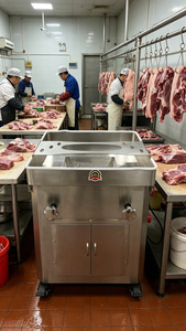 Máquina Industrial para Cortar y Rebanar Carne |   Cuchillas Reemplazables y Espaciado Ajustable |   Uso en Carnicerías y Servicios de Catering - Product Image 2