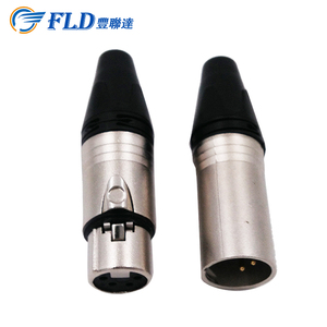 Female And Male Microphone Material Jack Cable Protector DMX XLR Plug Connector 3/4/5Pin - Product Image 5