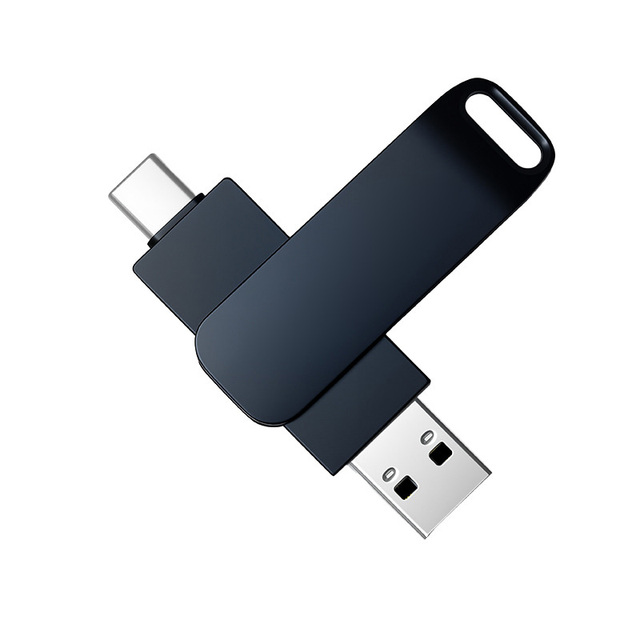 Custom Personalized New Metal USB 2.0 Flash Drive Bulk Promotional Thumb Drives Keychains Printing Text Logo Pendrive Gift