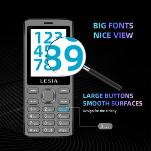 Lesia Telefono Cellulare 2G GSM con Display da 2,4 Pollici, Dual SIM, Molto Sottile, Tastiera Placcata, Corpo in Metallo - Product Image 5