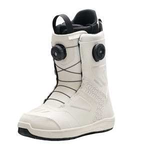 Bottes de snowboard personnalisées en gros TERROR Tech double boucle 36-45 EU noir blanc ajustement réglable durable pour débutants avancés - Product Image 4