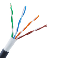 Cable de red Ethernet personalizado para interiores y exteriores, sin blindaje y con blindaje, UTP, FTP, SFTP, 4P, 24 AWG, CCA, 100 m, 305 m, 1000 pies, Cat5, Cat 5, Cat5e