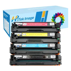 HITEK uyumlu HP CF410A CF410X 410A 410X beyaz cartouche Toner kartuşu için Laserjet M452dw M452dn M477fdn M477fdw yazıcı