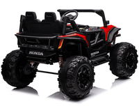 Mobil Listrik Anak HONDA Berlisensi, UTV 24V Empat Motor 555, 2 Kursi, Remote Control 2.4G, Kendaraan Mainan Off-Road untuk Anak