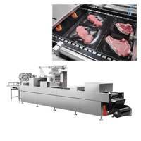 Machine d'emballage sous vide automatique pour filets de saumon, machine d'emballage sous vide thermoformante rigide pour aliments, poisson congelé