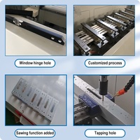 Máquina CNC de grabado de ranuras para persianas, equipo de router de copia de tres ejes para ranurado de puertas y fresado de orificios de cerradura de ventanas