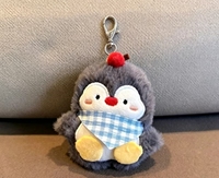 Adorable Pingouin en Peluche Doux et Portable, Figurine Pendentif pour Sac d'École, Porte-clés, Accessoire de Poupée