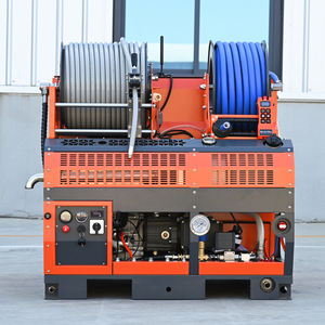 <span class=keywords><strong>Machine</strong></span> de nettoyage de <span class=keywords><strong>tuyau</strong></span> de télécommande de réservoir d'eau d'acier inoxydable de la WS1865-pro 2600psi16gpm de jet de vidange 500L pour le plombier - Product Image 1