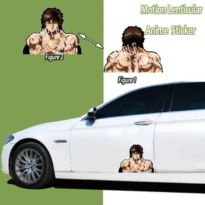 Technologie d'impression lenticulaire avancée Autocollant lenticulaire 3D Anime Haute définition Effet de retournement Imperméable Durable - Product Image 6