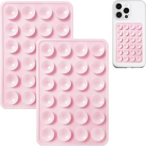Design B 24pcs Universal Silicone Adhesive Suction Cups Sticky <b>Phone</b> <b>Stand</b> Accessory Customized Color Portable Strong Grip - Product Image 5