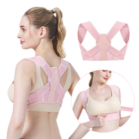 Correcteur de posture pour le bureau à domicile, support flexible multi-élastiques, sans panneau central rigide, respirant, confort discret, épaules dégagées