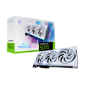 Nouvelle Carte Graphique de Bureau Ventilée White Magic Dragon GeForce RTX 5070 12G GAMING TRIO OC - Product Image 1