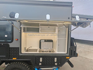 15 pies de fábrica nueva caravana de lujo RV autocaravana remolque de viaje Pop Top <span class=keywords><strong>Camper</strong></span> caravana híbrida para la venta - Product Image 3